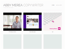 Tablet Screenshot of abbymerea.com